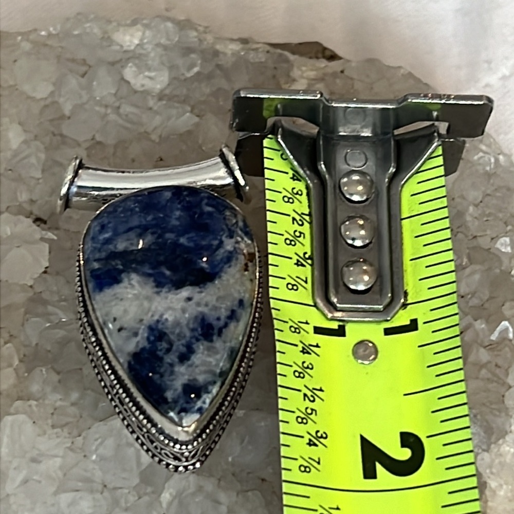 #580 Sodalite Handcrafted Pendant NWOT - Picture 5 of 17